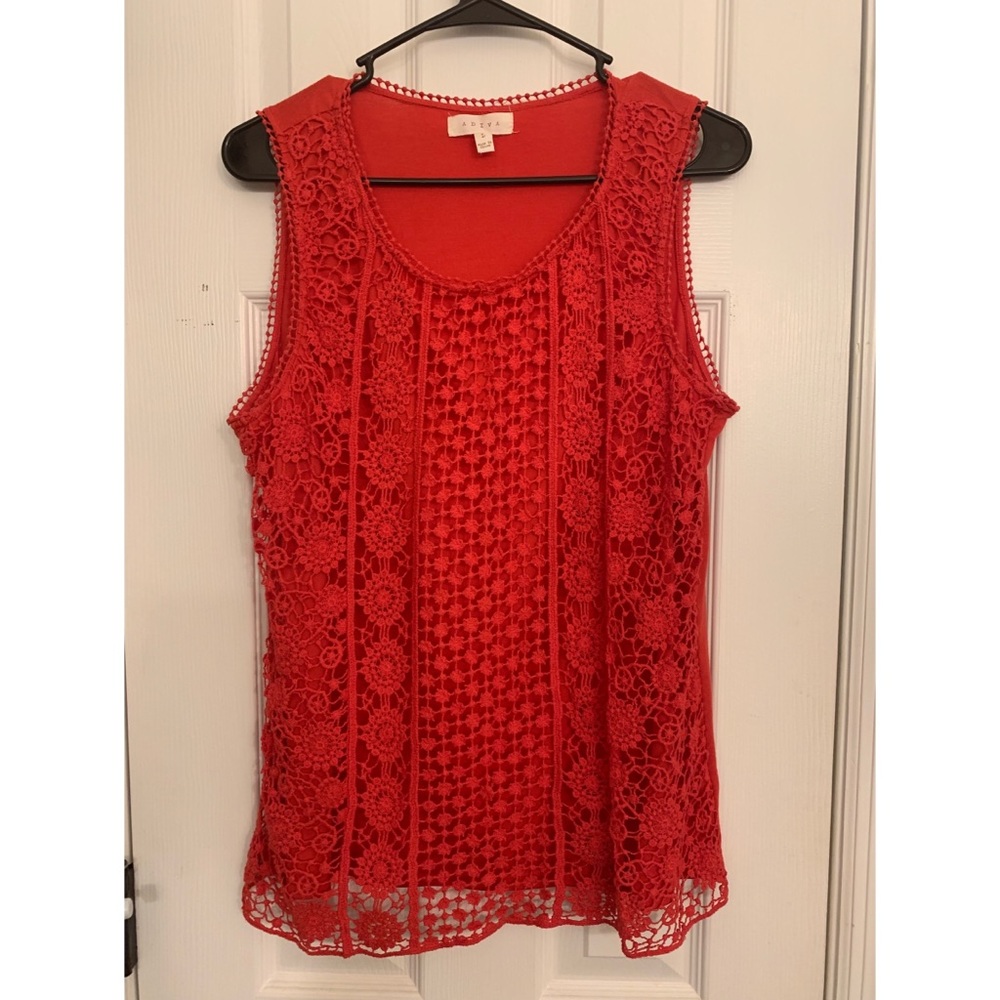 Red Adiva Tank top.